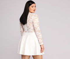 Plus La La Lace Dress