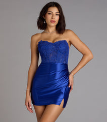 Tiffany Strapless Corset Mini Dress
