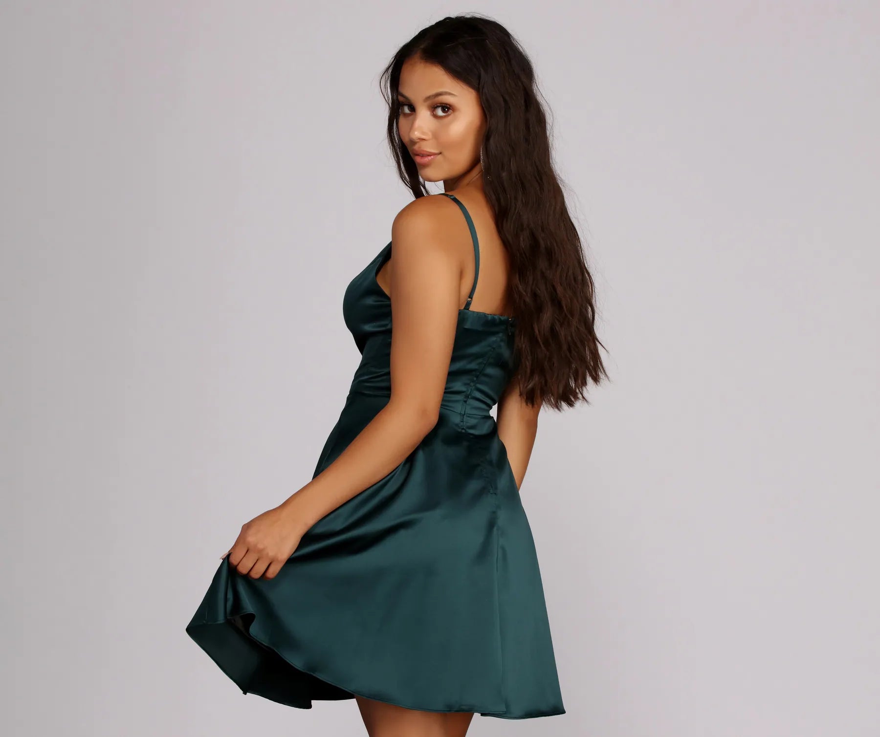Emme Satin Party Dress