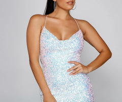 Bellarose Formal Sequin Mini Dress