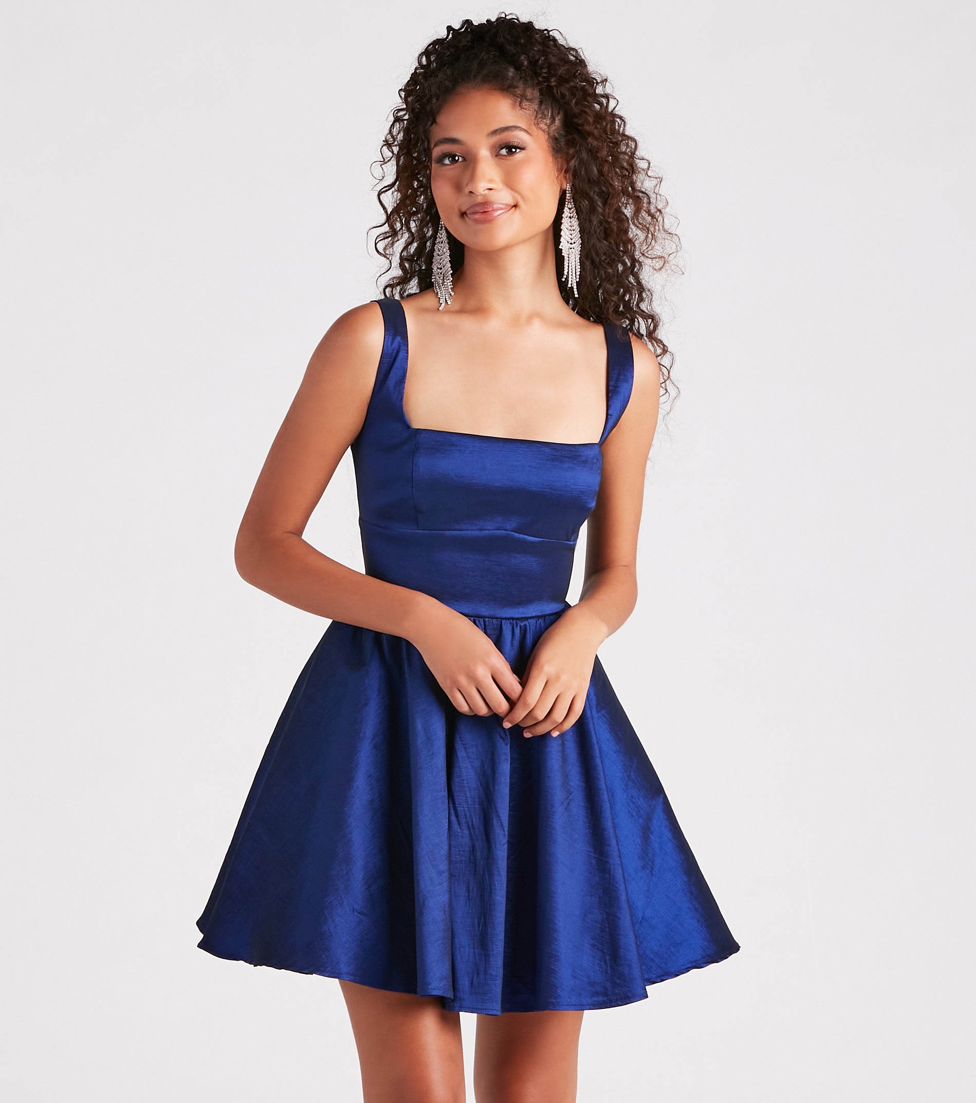 Lydia Taffeta Skater Party Dress