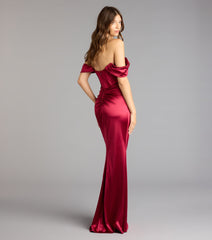 Lilia Off-The-Shoulder Corset Mermaid Dress