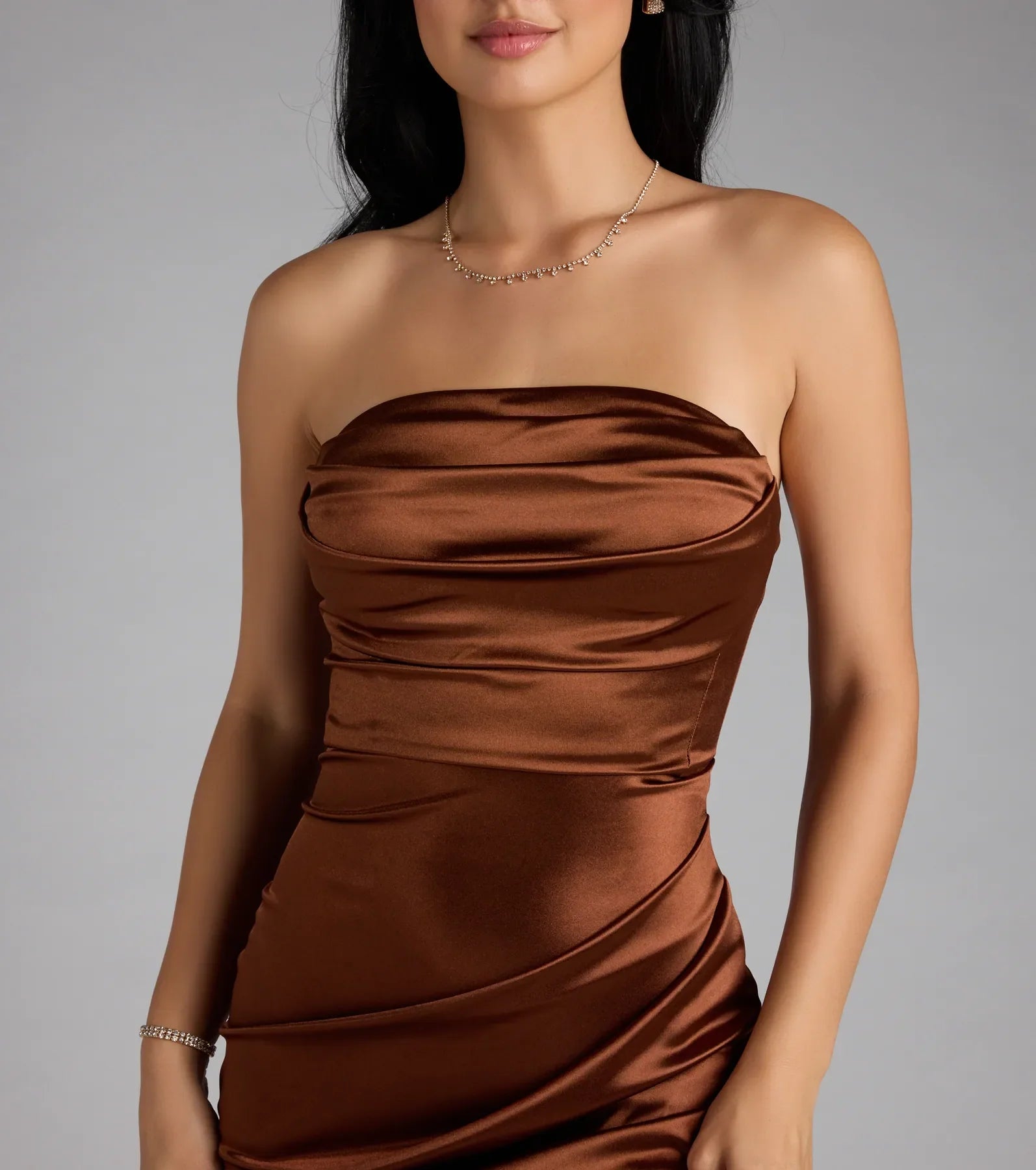 Elani Satin Mermaid Formal Dress