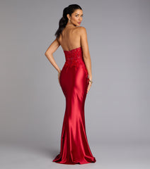 Valeria Satin Lace Corset Mermaid Formal Dress