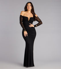 Janelle Mesh Mermaid Formal Dress