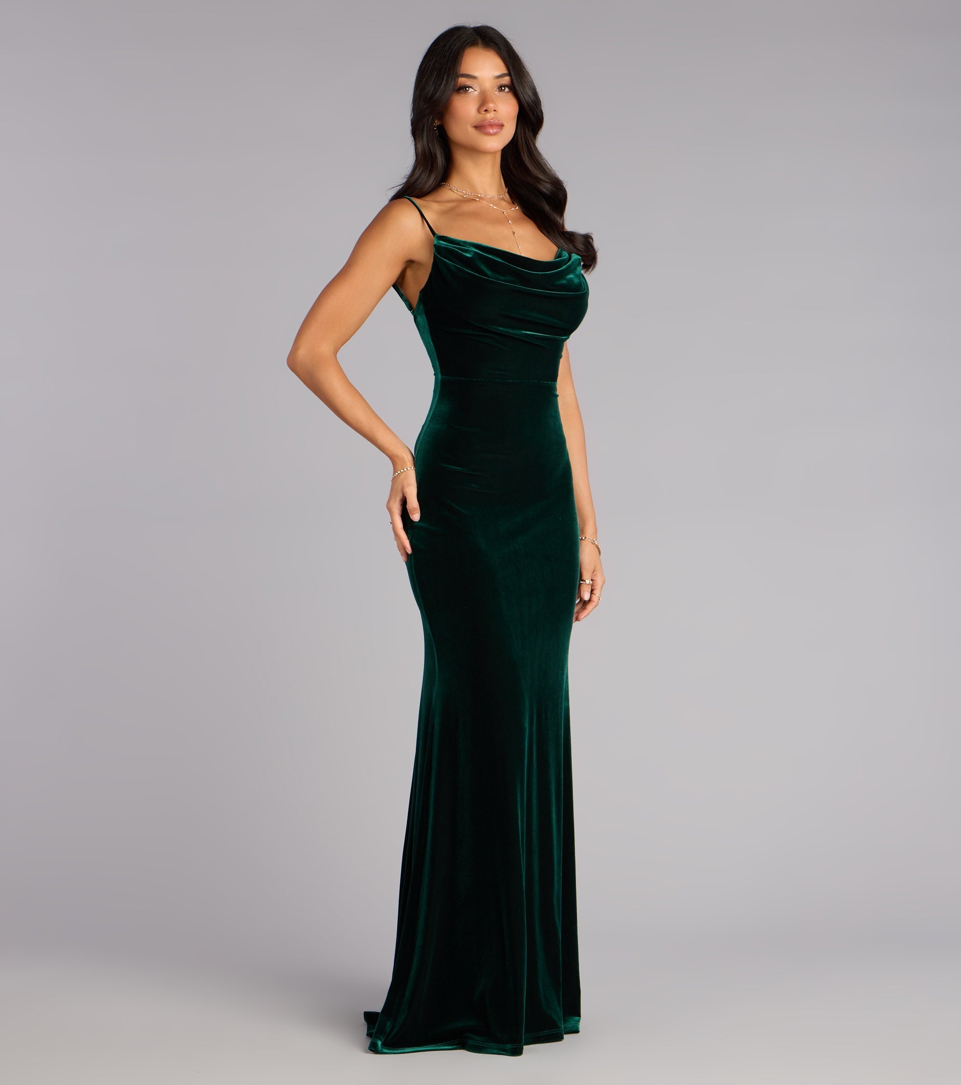 Victoria Velvet Mermaid Formal Dress
