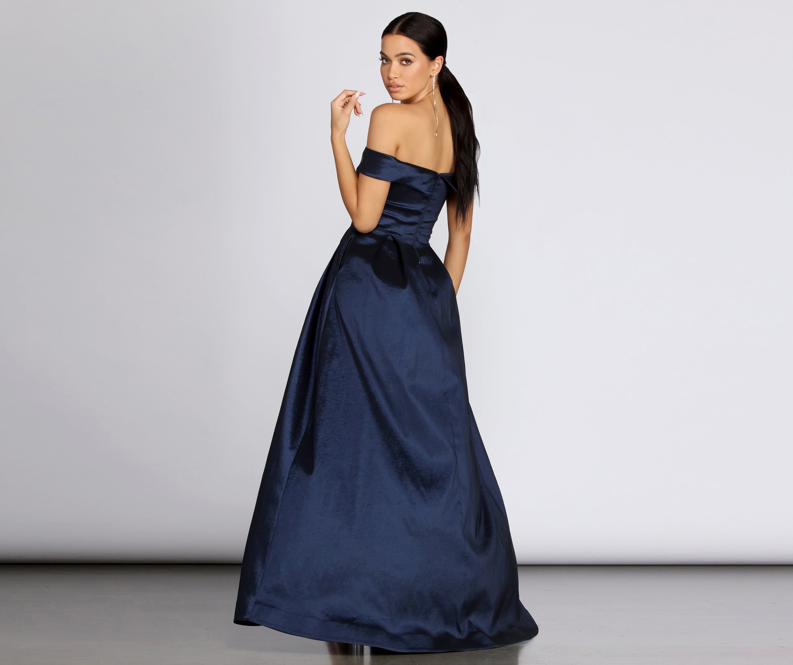Polly Off The Shoulder Formal Dress