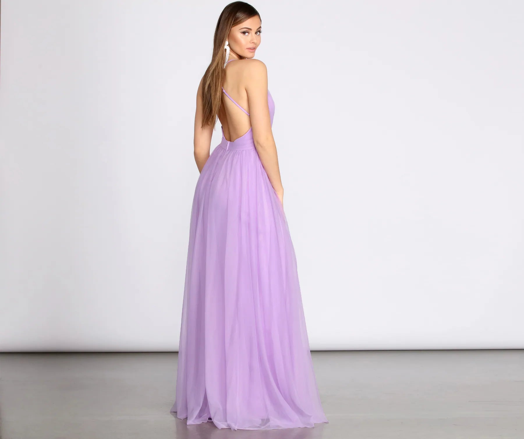 Jodi Tulle A-Line Dress