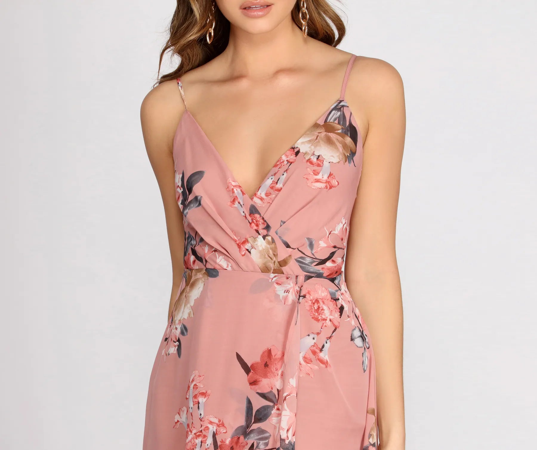 Destiny Floral High Low Dress