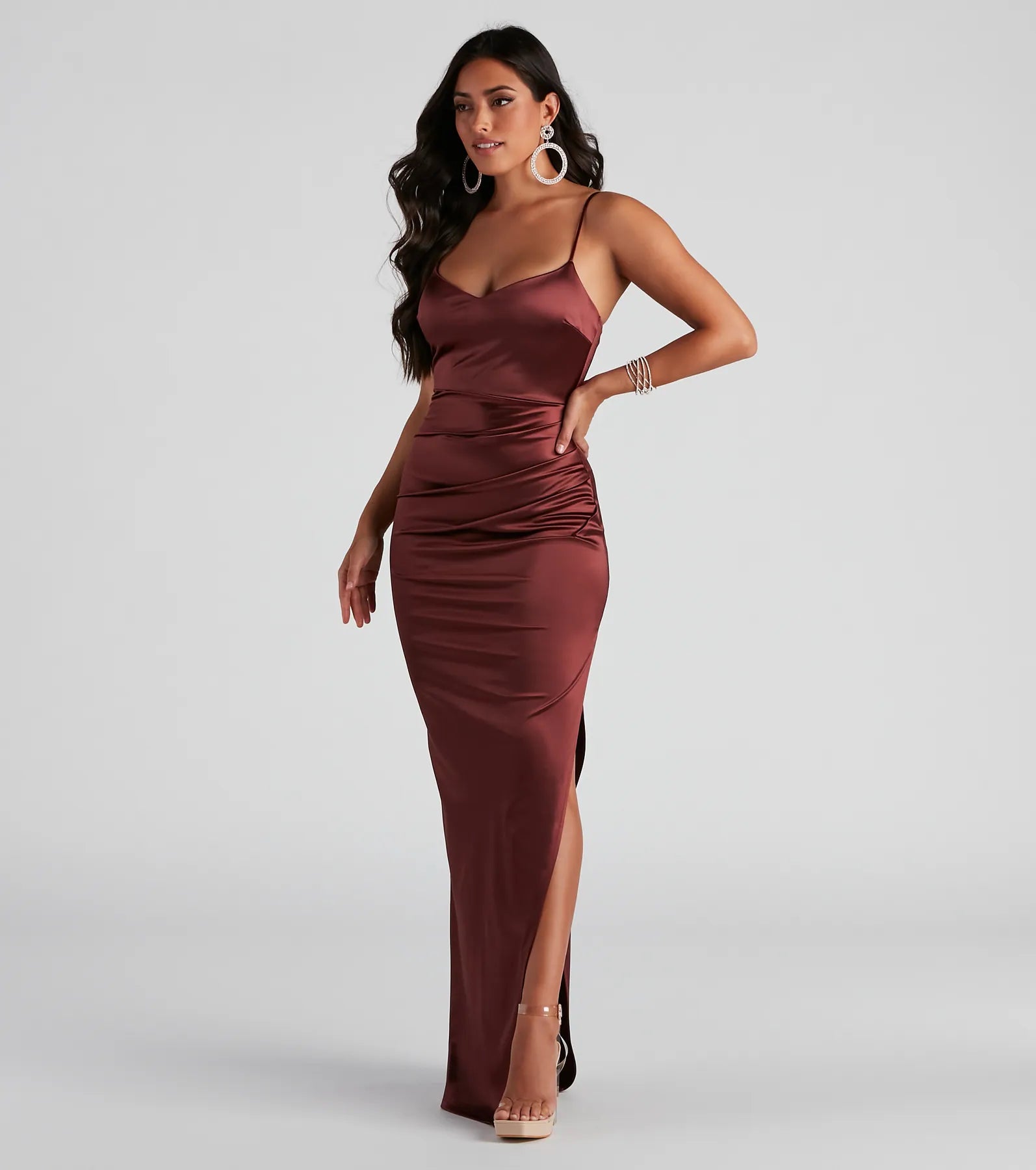 Millie High Slit Formal Dress