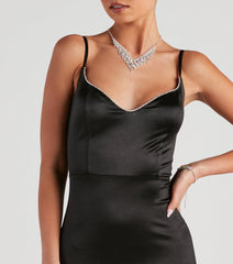 Elizabeth Formal Satin Mermaid Dress