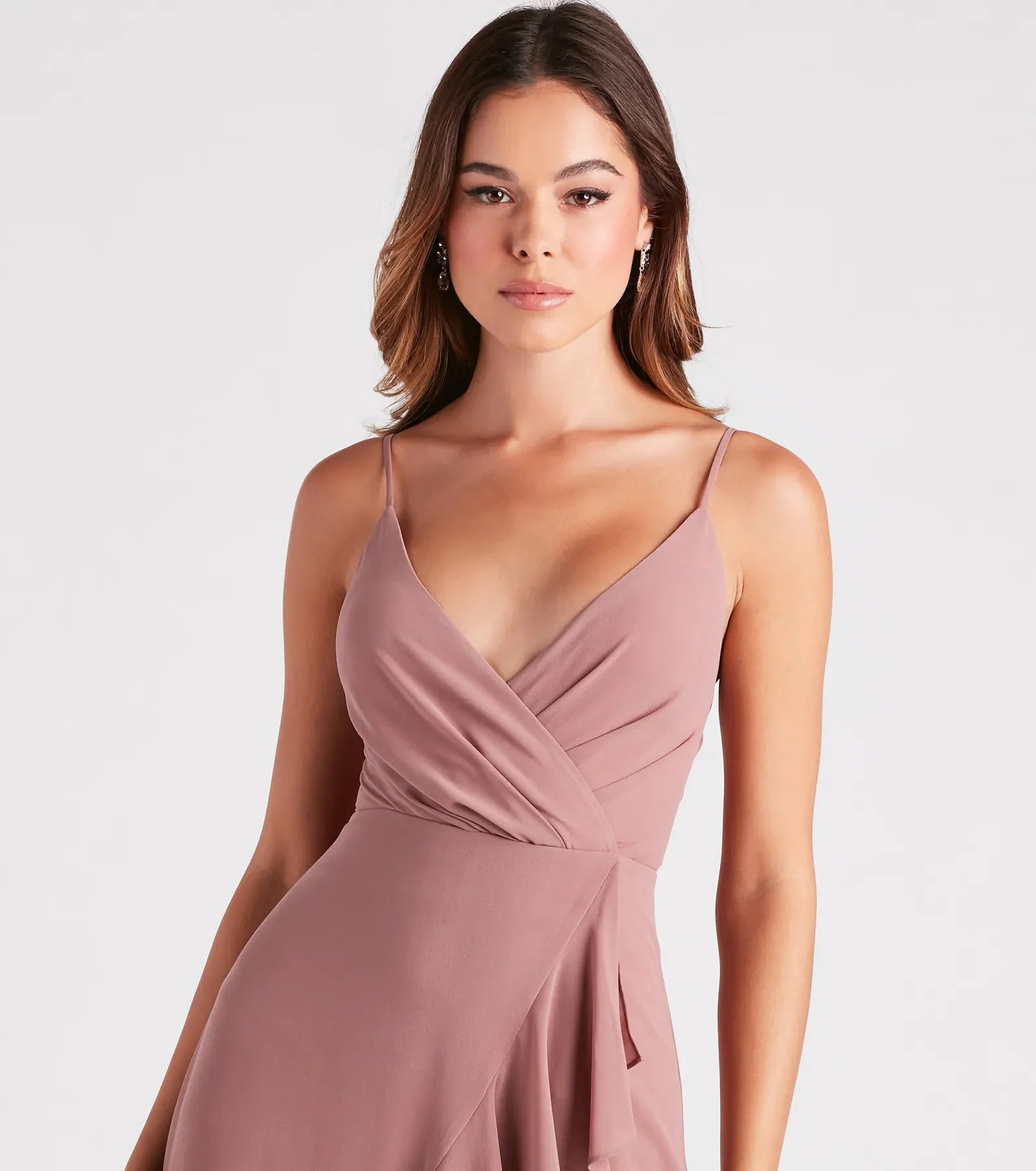 Gracie Formal Chiffon A-Line High Low Dress