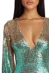 Maren Formal Ombre Sequin Dress