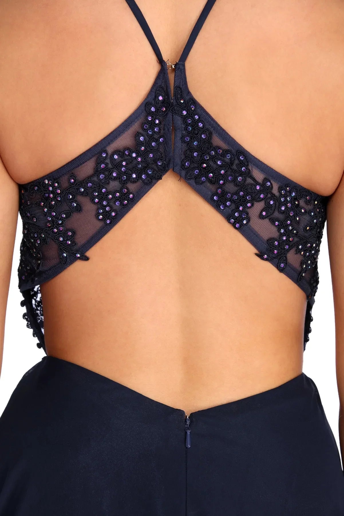 Alessandra Formal Open Back Chiffon Dress