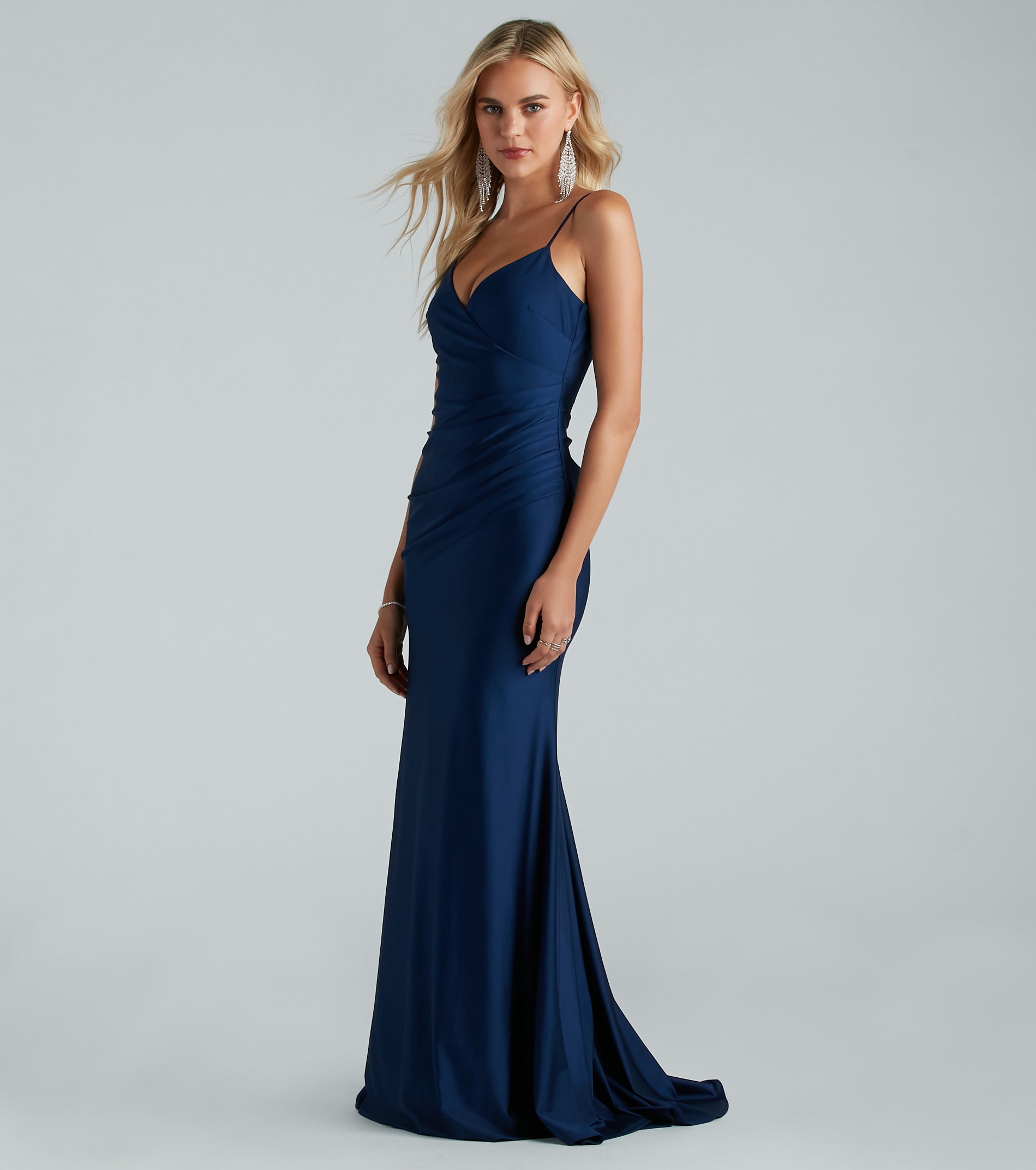 Aubree Formal Satin Mermaid Dress