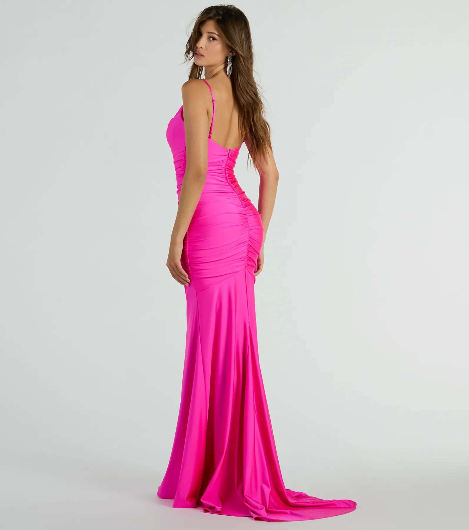 Jamie Formal Cowl Neck Mermaid Dress