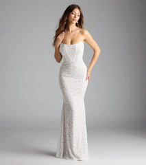 Frida Strapless Mermaid Lace Formal Dress