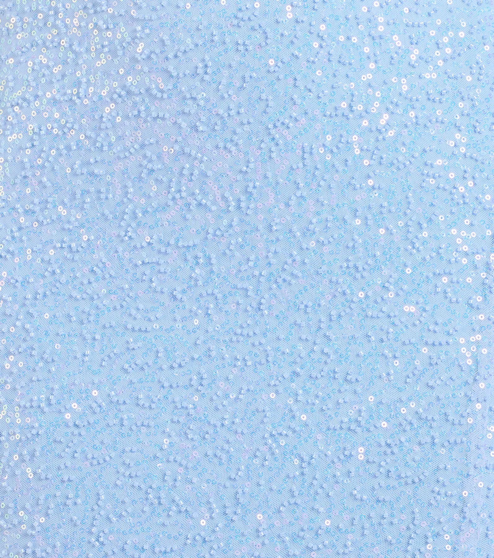 Kaitlyn Cowl Neck Slit Beaded Sequin Formal Dress