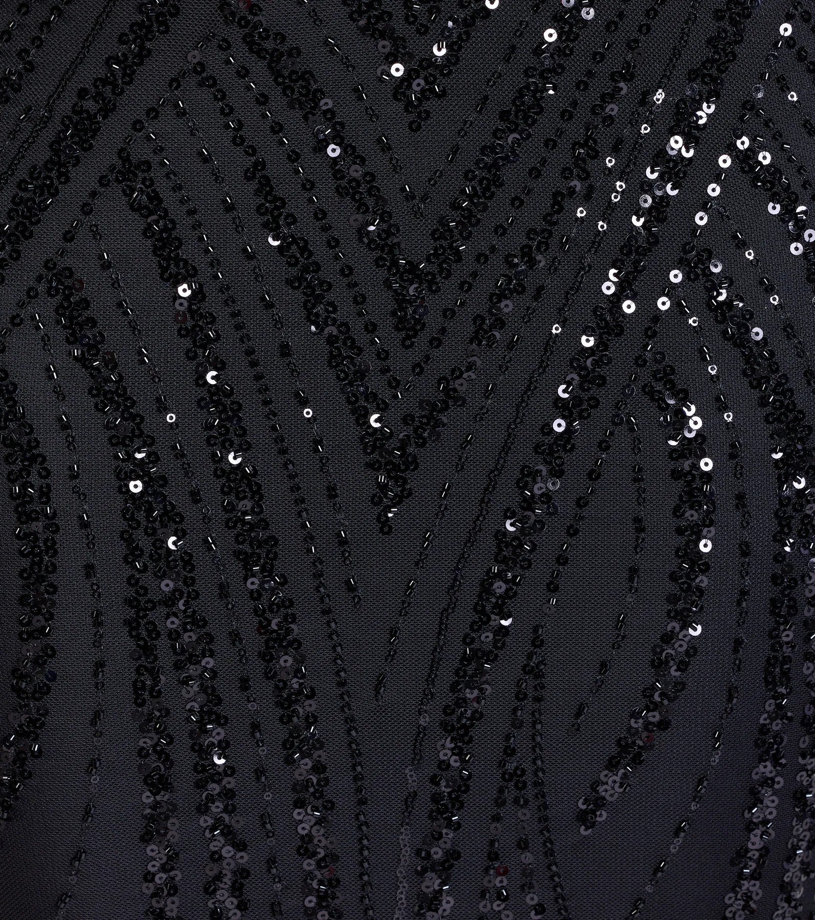 Kailey Lace-Up Mermaid Sequin Beaded Formal Dress