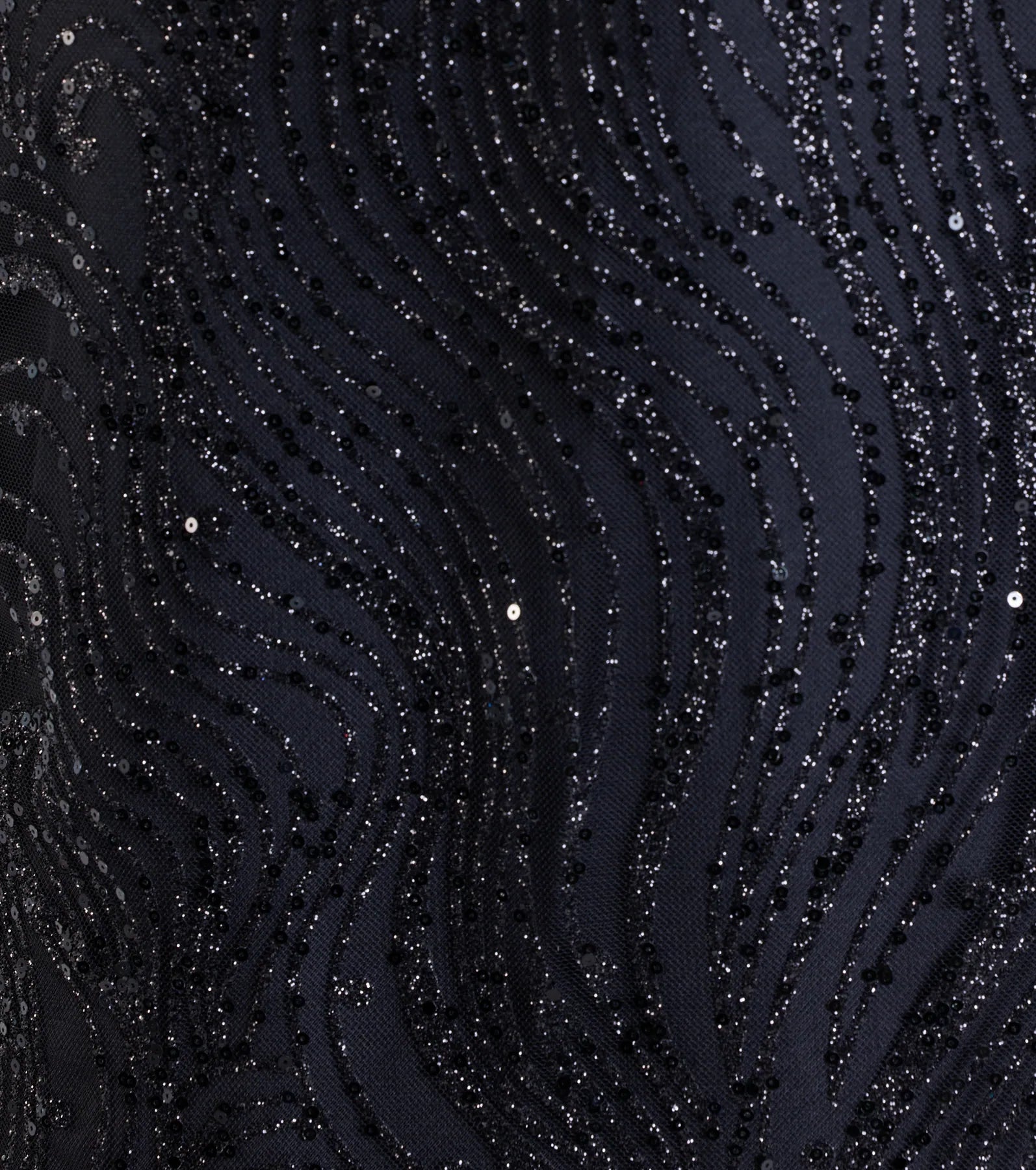 Klaire Lace-Up A-Line Glitter Sequin Formal Dress