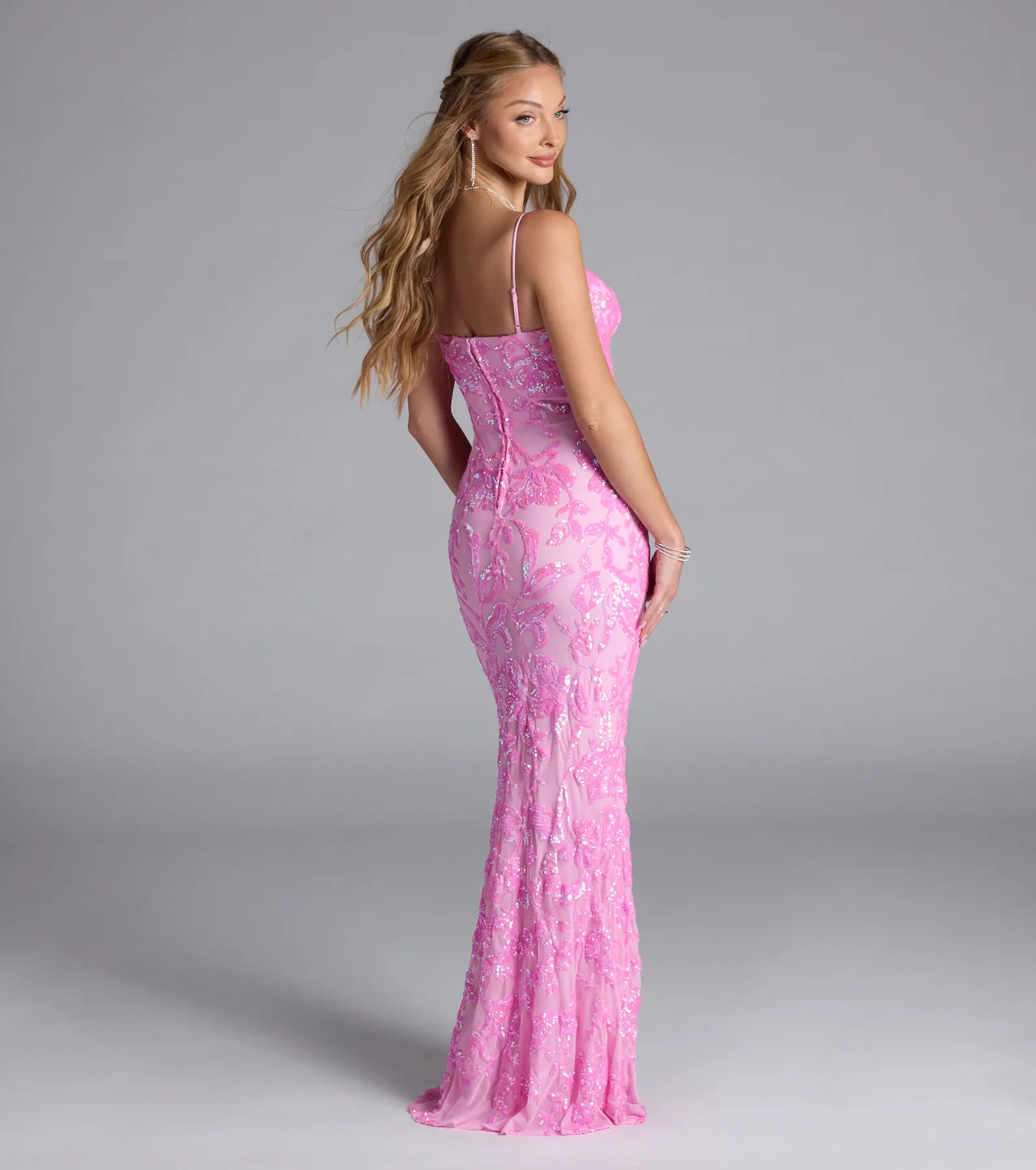 Alandra Sweetheart Mermaid Sequin Formal Dress