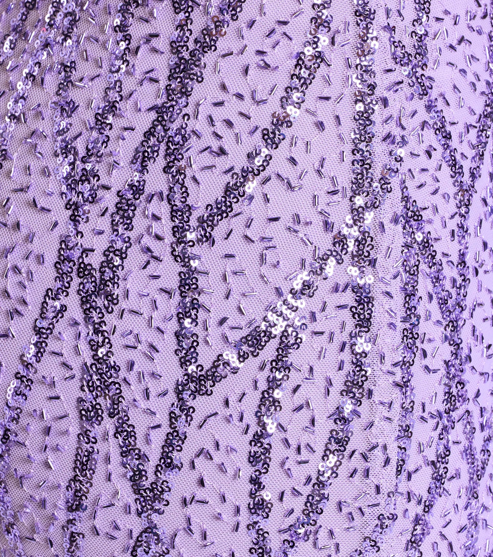 Meghan Lace-Up Corset Sequin Bead Formal Dress