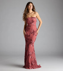 Ariela Lace-Up Cutout Mermaid Formal Dress