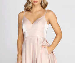 Jolie Formal Lace Up Gown