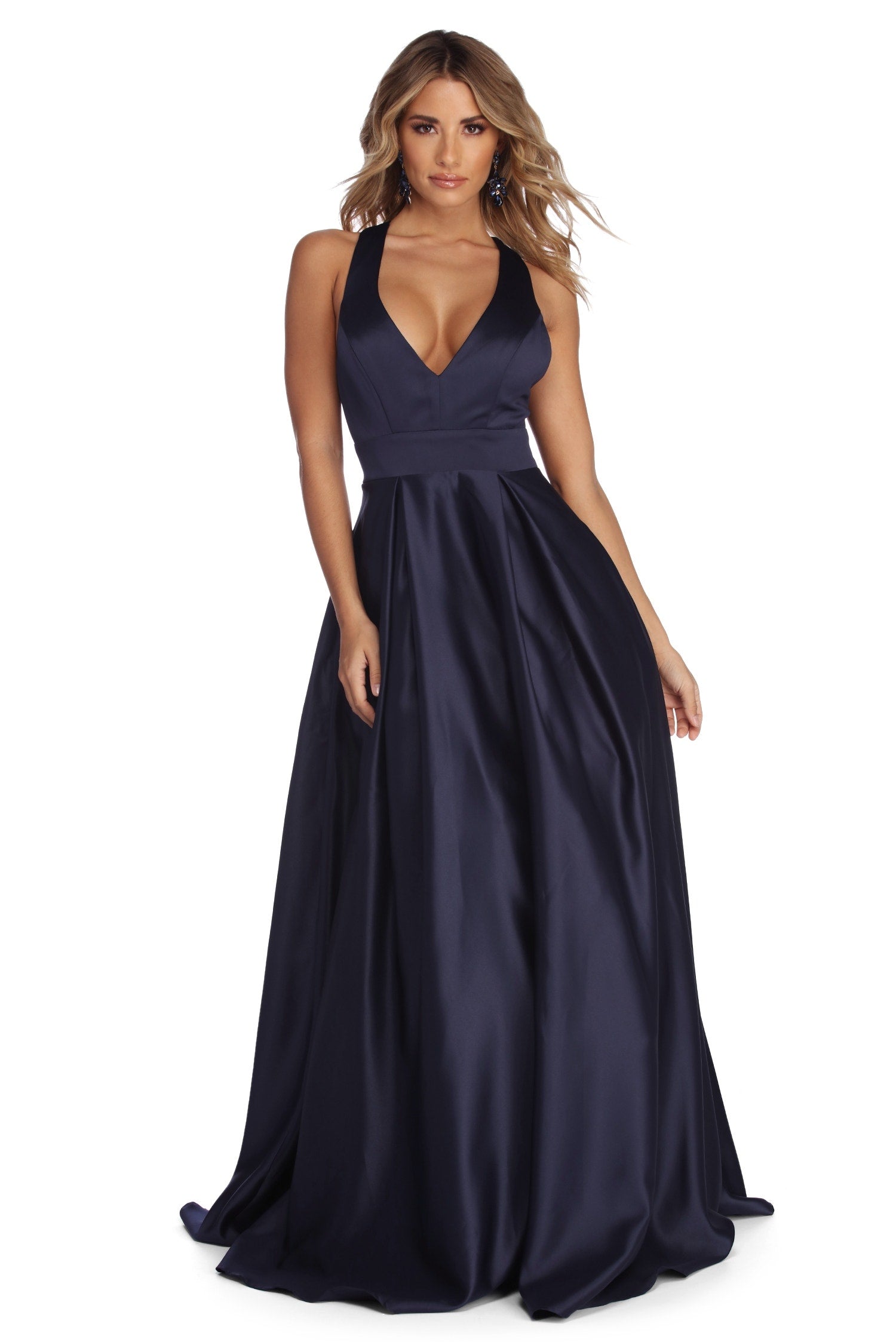 Elle Formal Satin Ball Gown