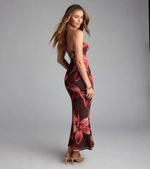 Bloom and Own It Floral Strappy Maxi Dress