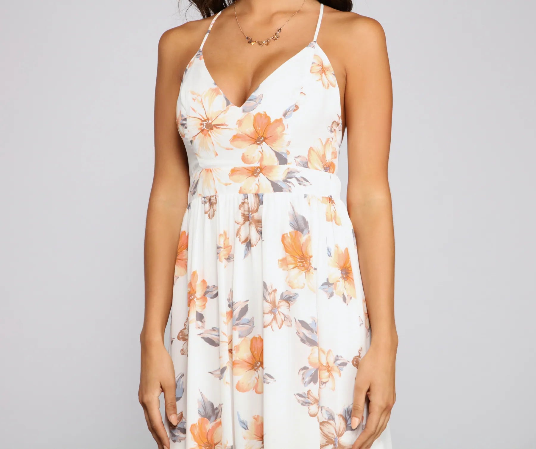 Spring Into Florals Maxi Dress
