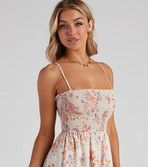 Shift In Seasons Floral Skater Dress