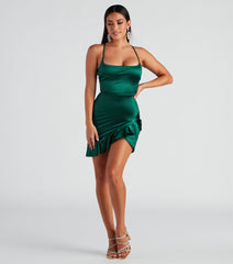 Flirty Vibes Ruffled Mini Dress