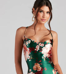 Fliratious Beauty Floral Mini Dress