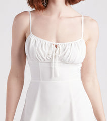 True Staple Short Skater Dress