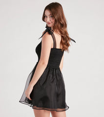 Dinner And Dessert Smocked Skater Dress
