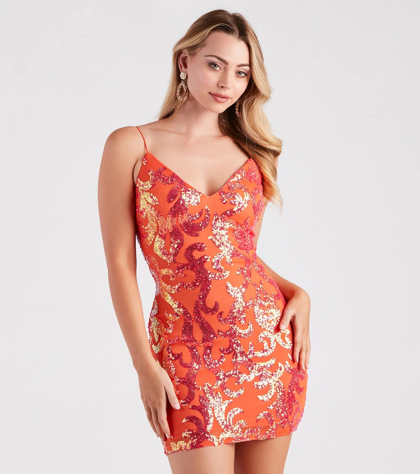 Chic Bombshell Sequin Mini Dress