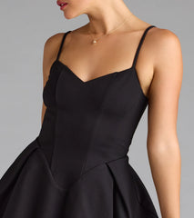 Poised And Sweet Skater Short Dress