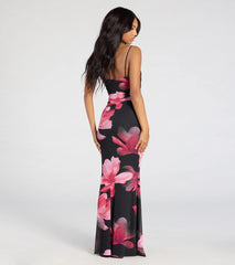 On Vacay V-Neck Floral Maxi Dress