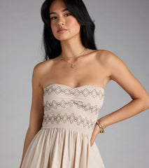 Effortless Days A-Line Midi Tube Dress