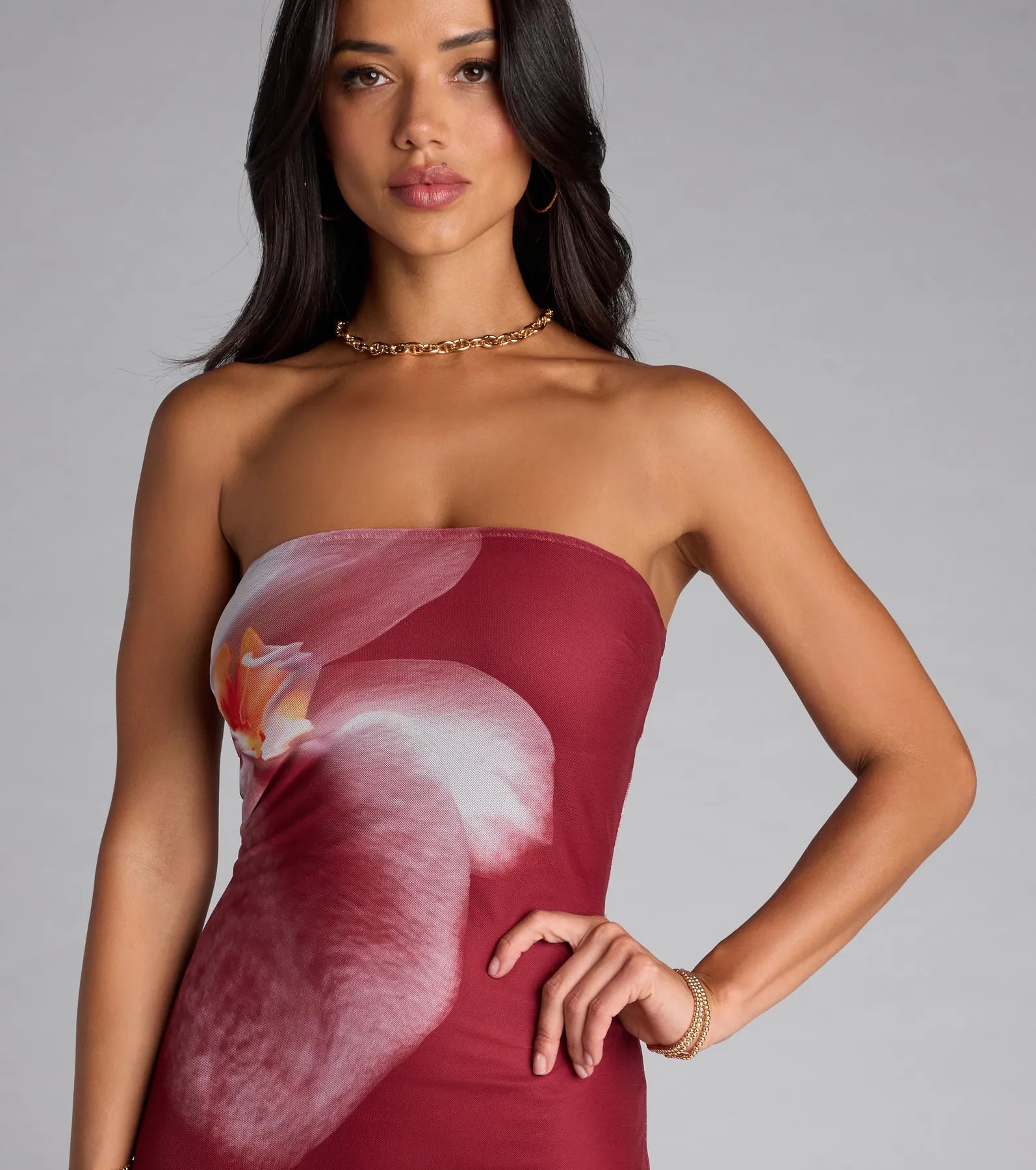 All Eyes On The Floral Maxi Dress