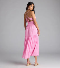Breezy Fave High Slit Maxi Dress