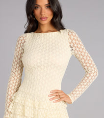 Lover's Lane Lace Mini Dress