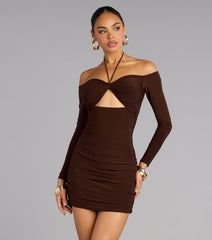 Sweet Intentions Halter Mini Dress