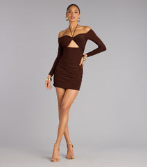 Sweet Intentions Halter Mini Dress