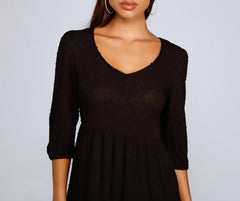 Effortless Vibes Babydoll Dress