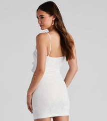 Innocent Charm Eyelet V-Neck Dress