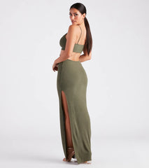 Easy Decision V-Neck Cutout Maxi Dress