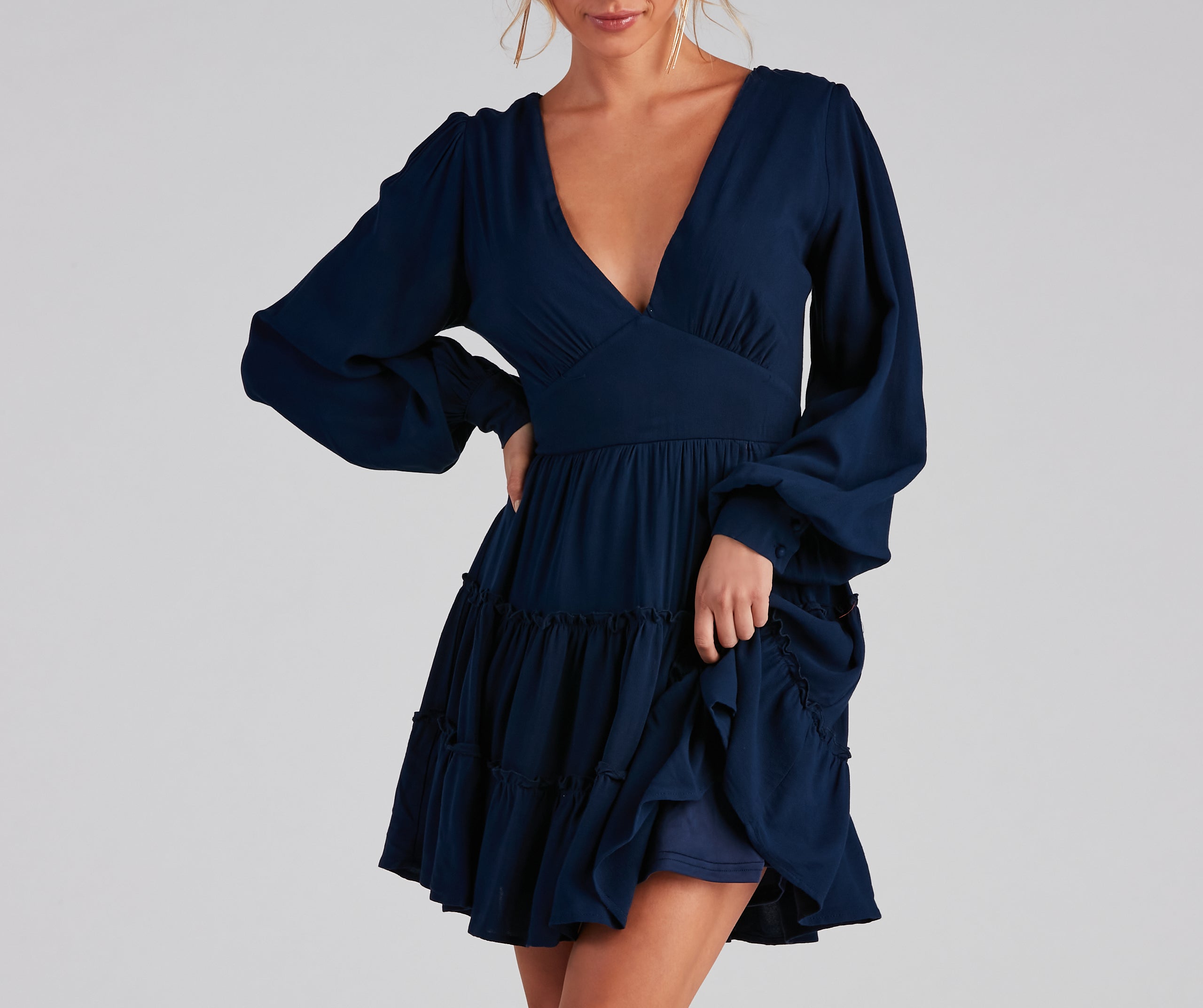 Flirty And Flowy Woven Mini Dress