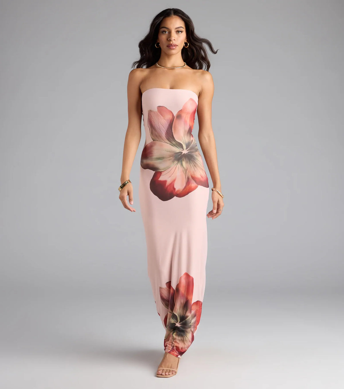 Bold Beauty Floral Maxi Dress